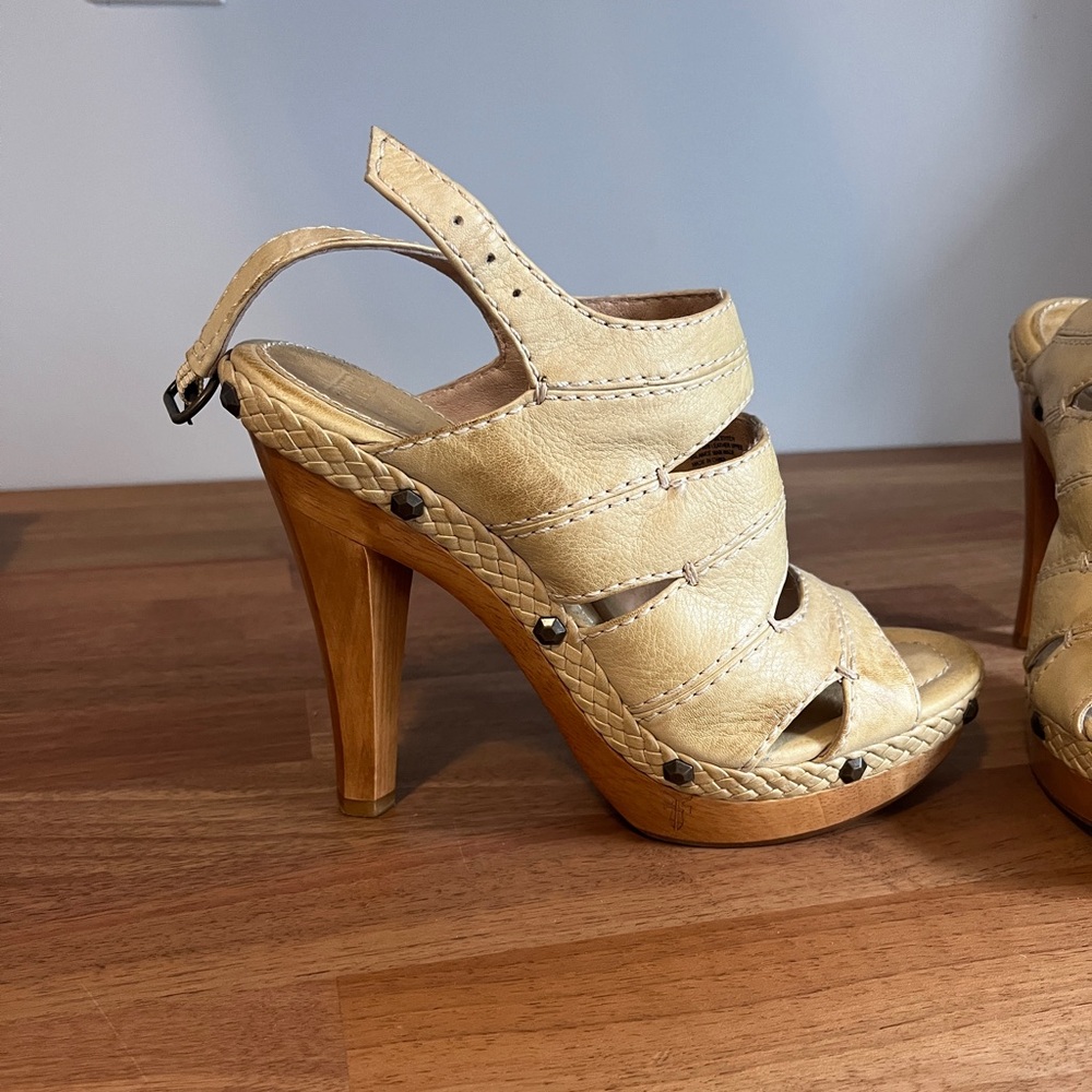 4 inch FRYE sandals